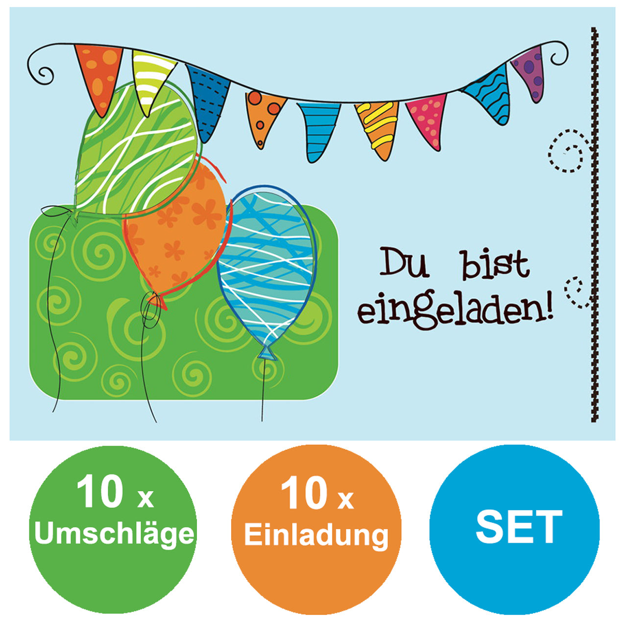 Kinder-Einladung-zum-Geburtstag-Karte-mit-Umschlaeg-luftballons-Kindermotiv-4015290490390-kaufen-lafueliki