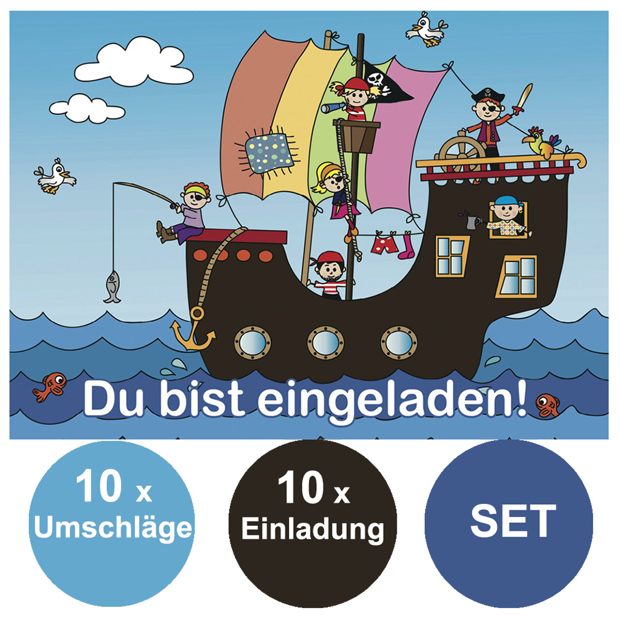 Kinder-Einladung-zum-Geburtstag-Karte-mit-Umschlaeg-piratenschiff-piraten-Kindermotiv-4015290490444-kaufen-lafueliki