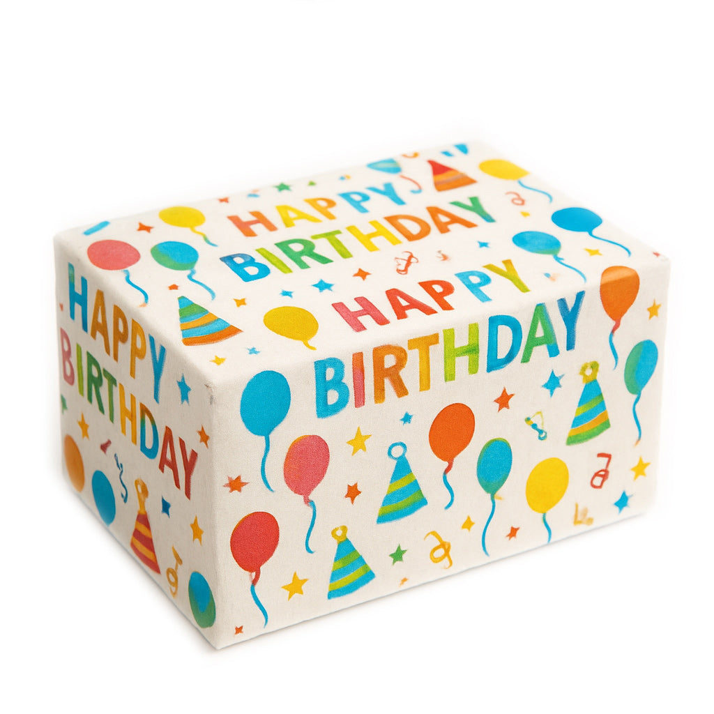 LAFÜLIKI in Geschenkpapier verpackt