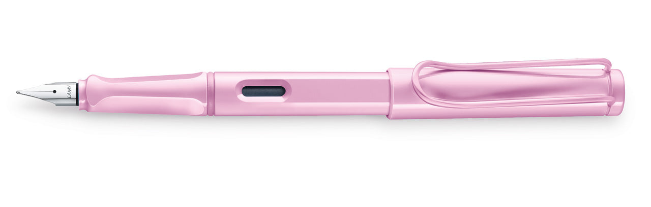 LAMY-Fueller-Safari-pastell-Special-Edition2023-lightrose-Schulfueller-F-M-B-LH-Feder-lafueliki