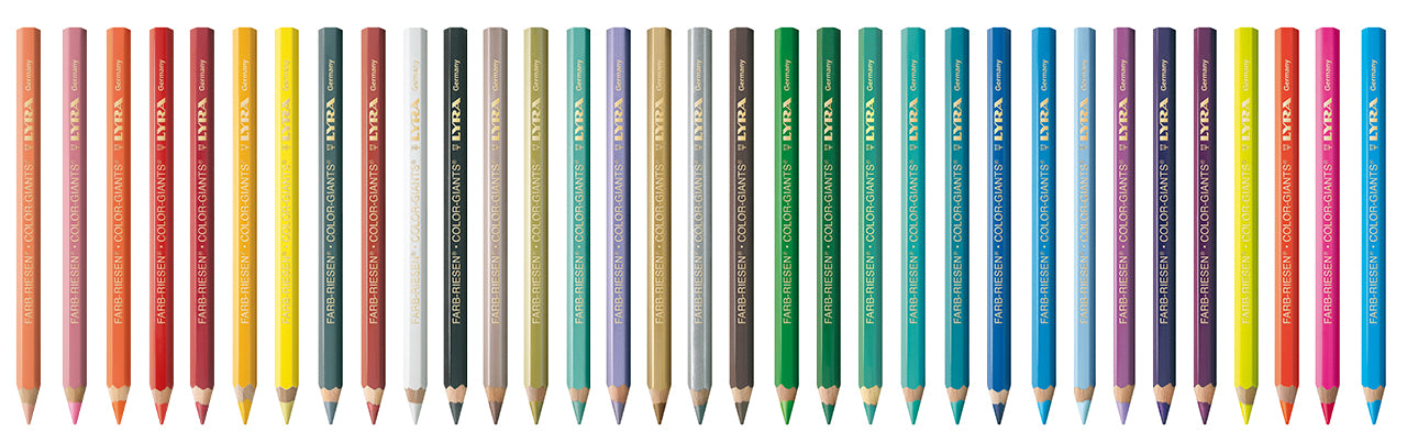 LYRA-Farb-Riesen-Color-Giants-alle-Buntstift-lackiert-Einzelstift-banner-lafueliki