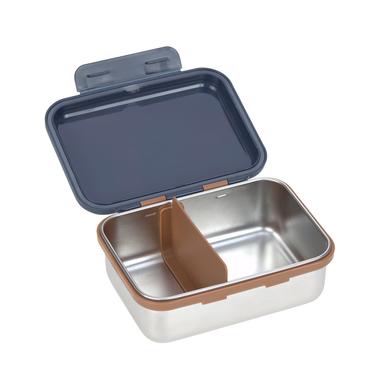 Laessig-Edelstahl-Brotdose-Little-Gang-smile-blue-12100294004-mit-trennwand-offen-lafueliki