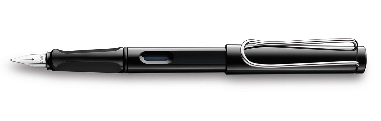 Lamy_safari_schwarz_fueller_fullhalter_linkshaender_rechtshaender