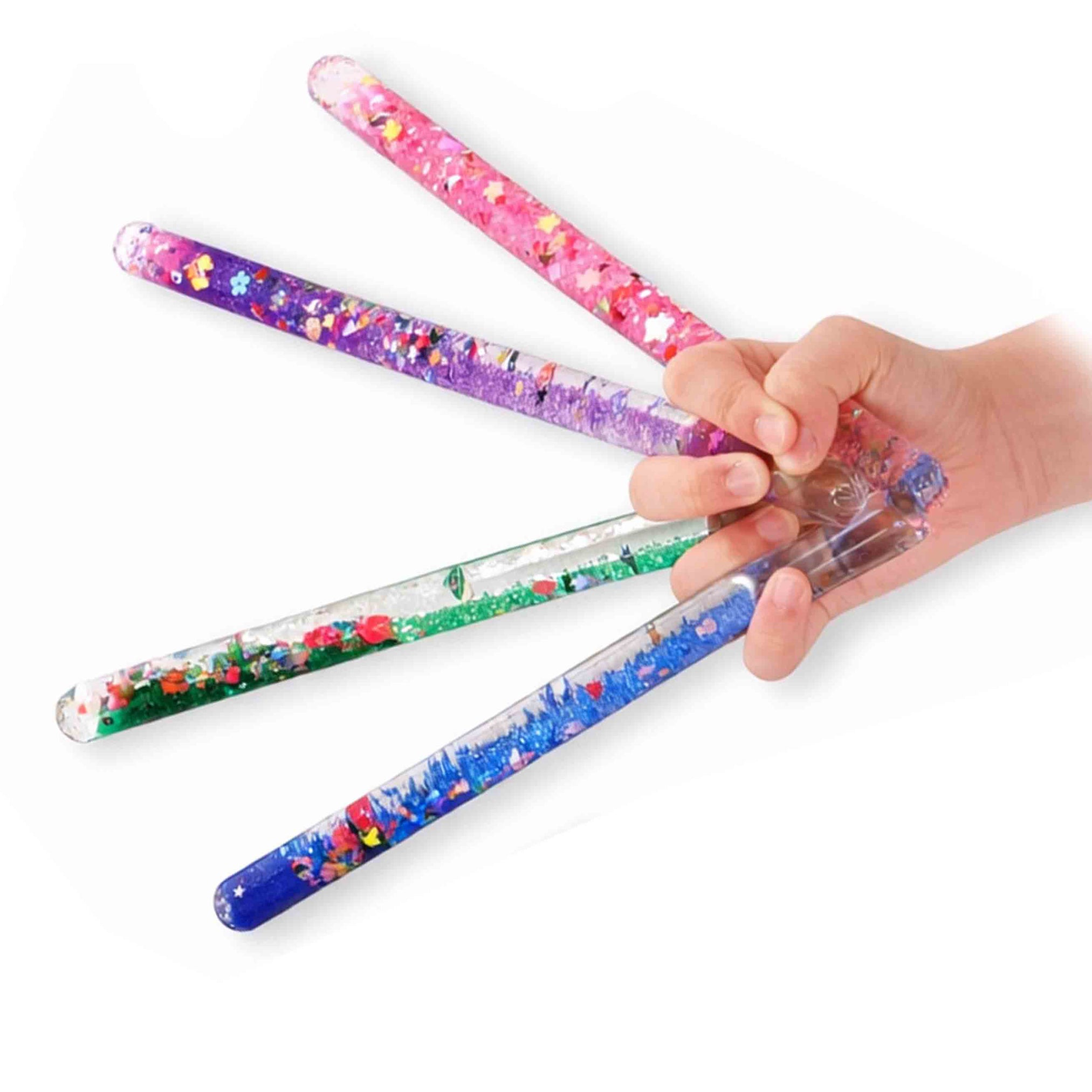 MOFISTA Zauberstab mit Glitter · Sensorikstab & Motorikfingerstab