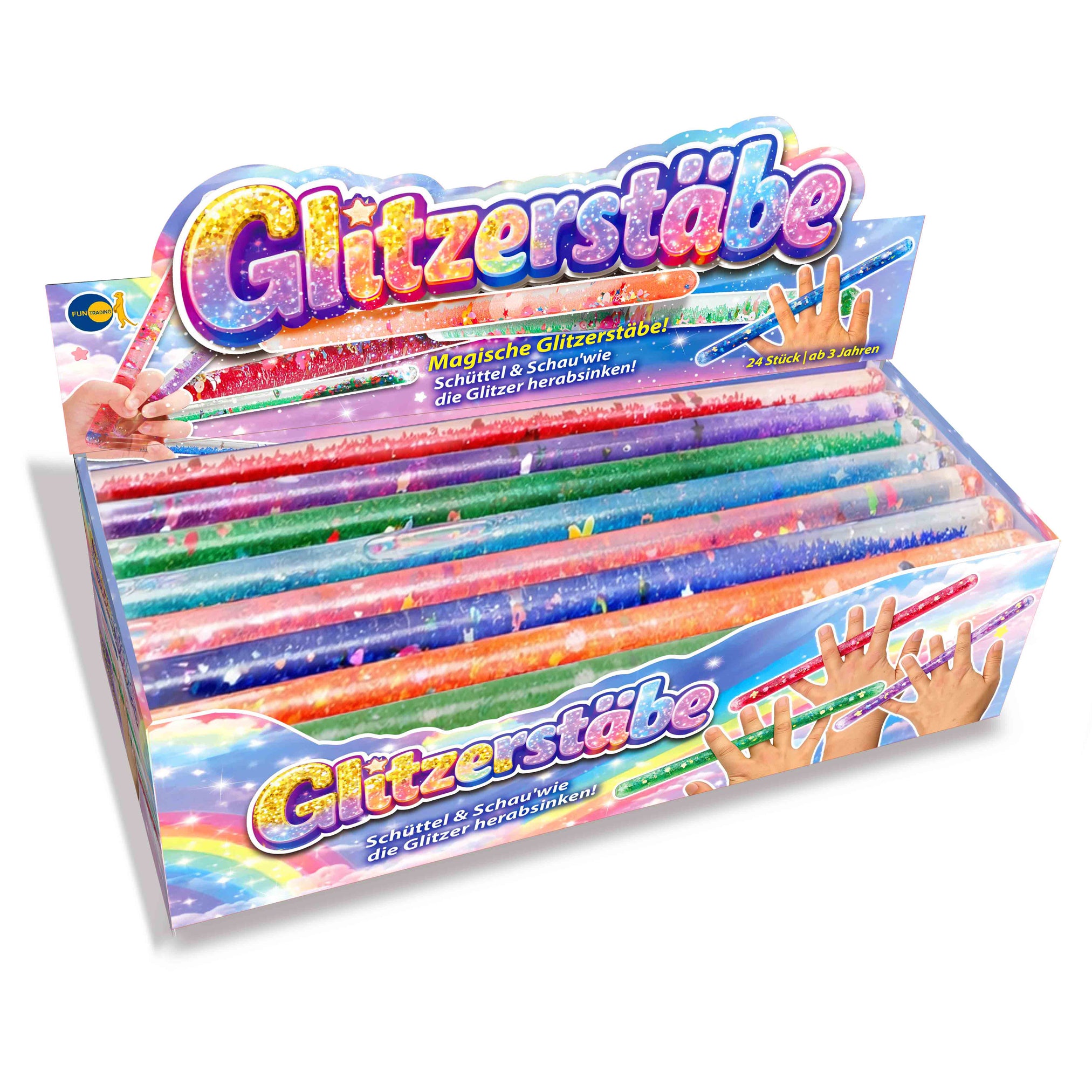 MOFISTA Zauberstab mit Glitter · Sensorikstab & Motorikfingerstab