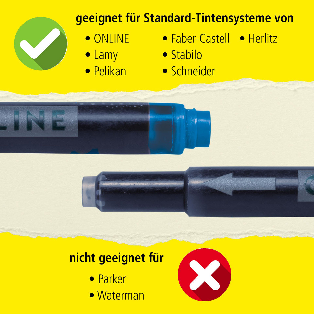 ONLINE-Kombi-Tintenpatrone-5-Stueck-Universal-Patronen-Anleitung-passt-lafueliki