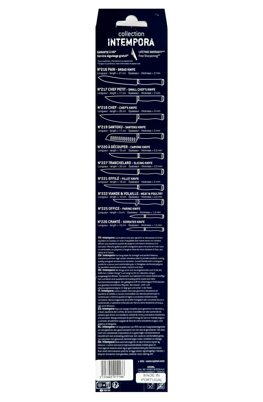 Opinel-Linkshaender-Brotmesser-INTEMPORA-II-No-216-POM-Kunststoffgriff-Vollerlklinge-3123840022166-ovp-rueckseite-lafueliki