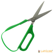 PETA-Linkshaender-Langaugen-Buegelschere-spitz-mit-Griffloch-federschere-Therapieschere-lafueliki-1