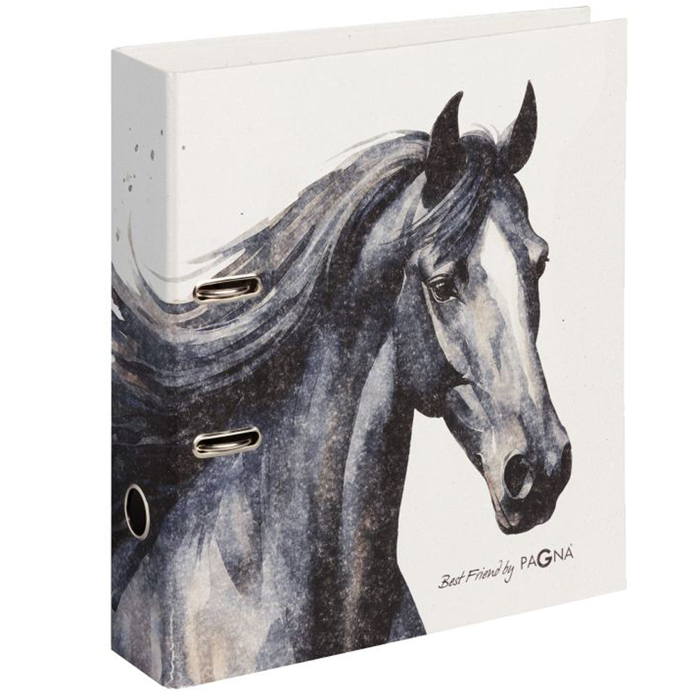 PAGNA Ordner A4 · Pferd schwarz · Best Friend