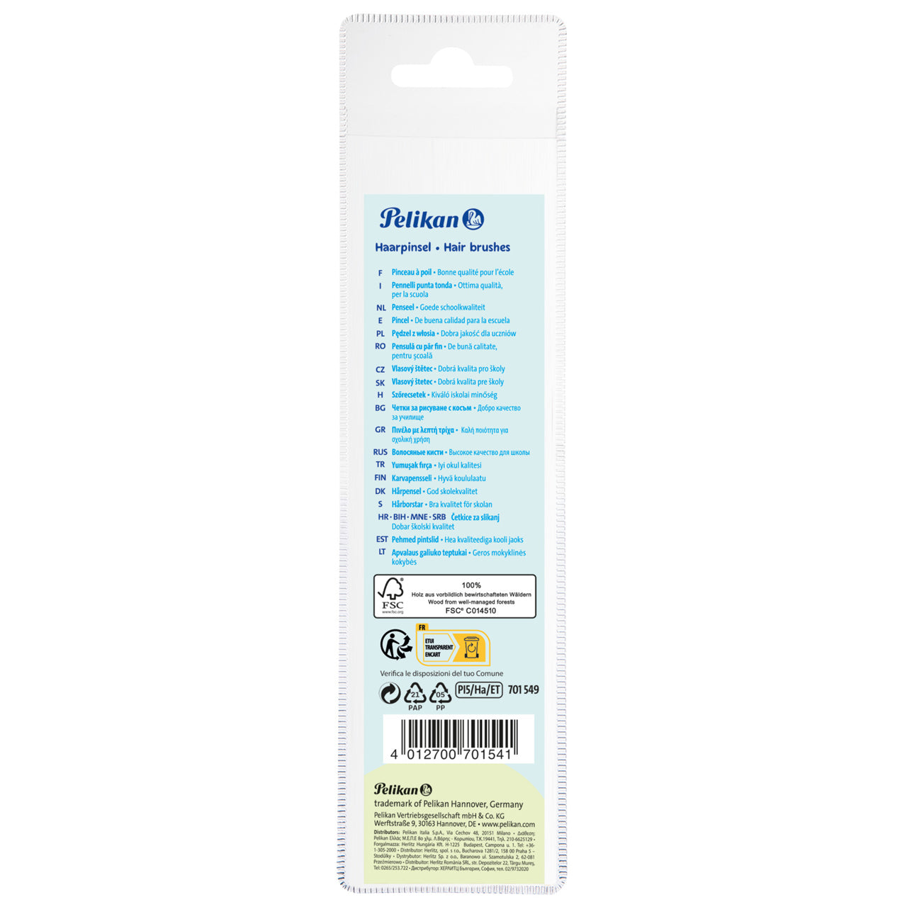 Pelikam-Starter-Set-haarpinsel-701549-rund-kurzer-stiel-ovp-rueckseite-Schulpinsel