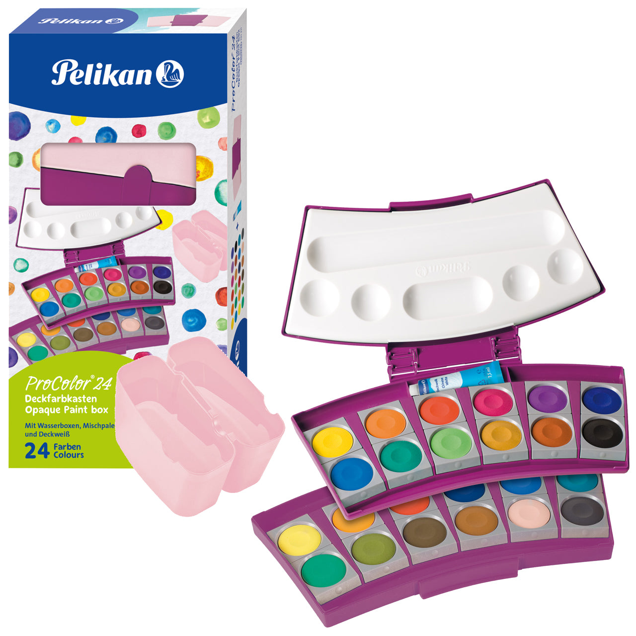 Pelikan-Deckfarbkasten-24-Pro-Color-Beere-Rosa-701211-kaufen-lafueliki