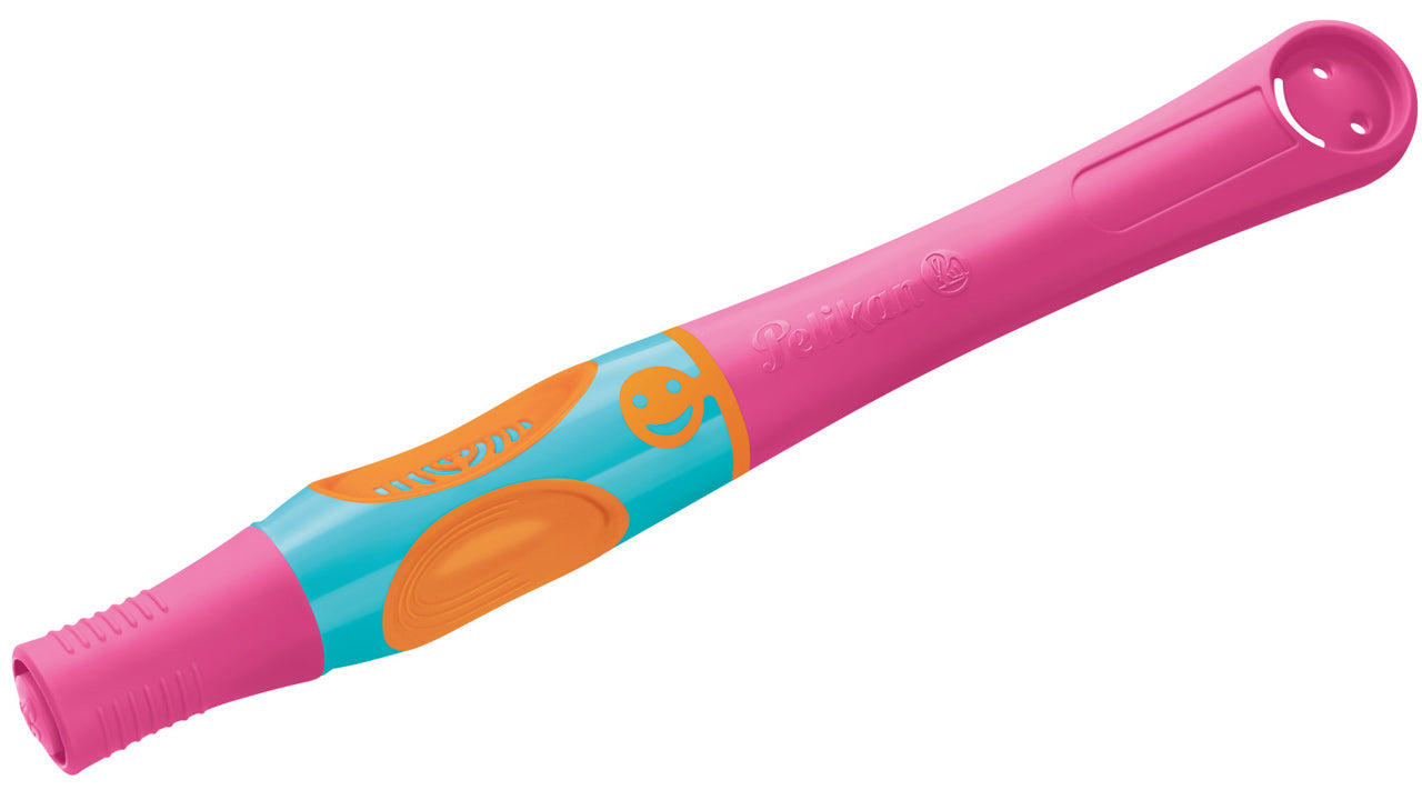 Pelikan-Griffix-Tintenroller-820493-Lovely-Pink-Linkshander-Kappe-geschlossen-lafueliki