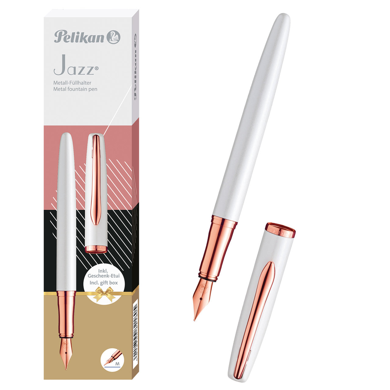 Pelikan-Jazz-Noble-Elegance-rose-pearl-weiss-fueller-Fuellhalter-online-kaufen-lafueliki