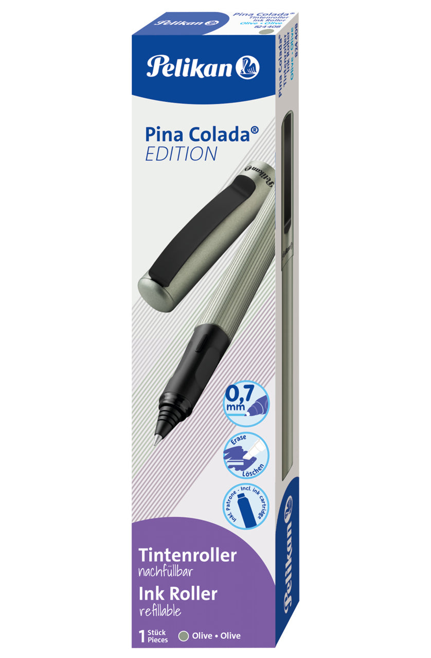 Pelikan-Tintenroller-Pina-Colada-edition-oliv-824408-ovp-lafueliki