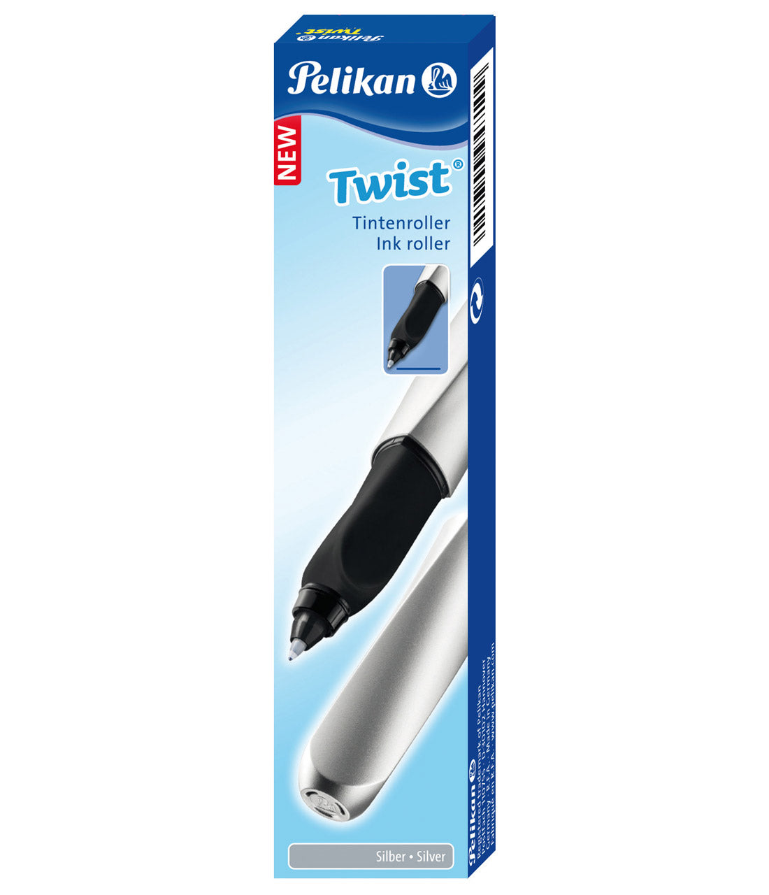 Pelikan-TintenrollerTwist-Silver-Faltschachtel-lafueliki