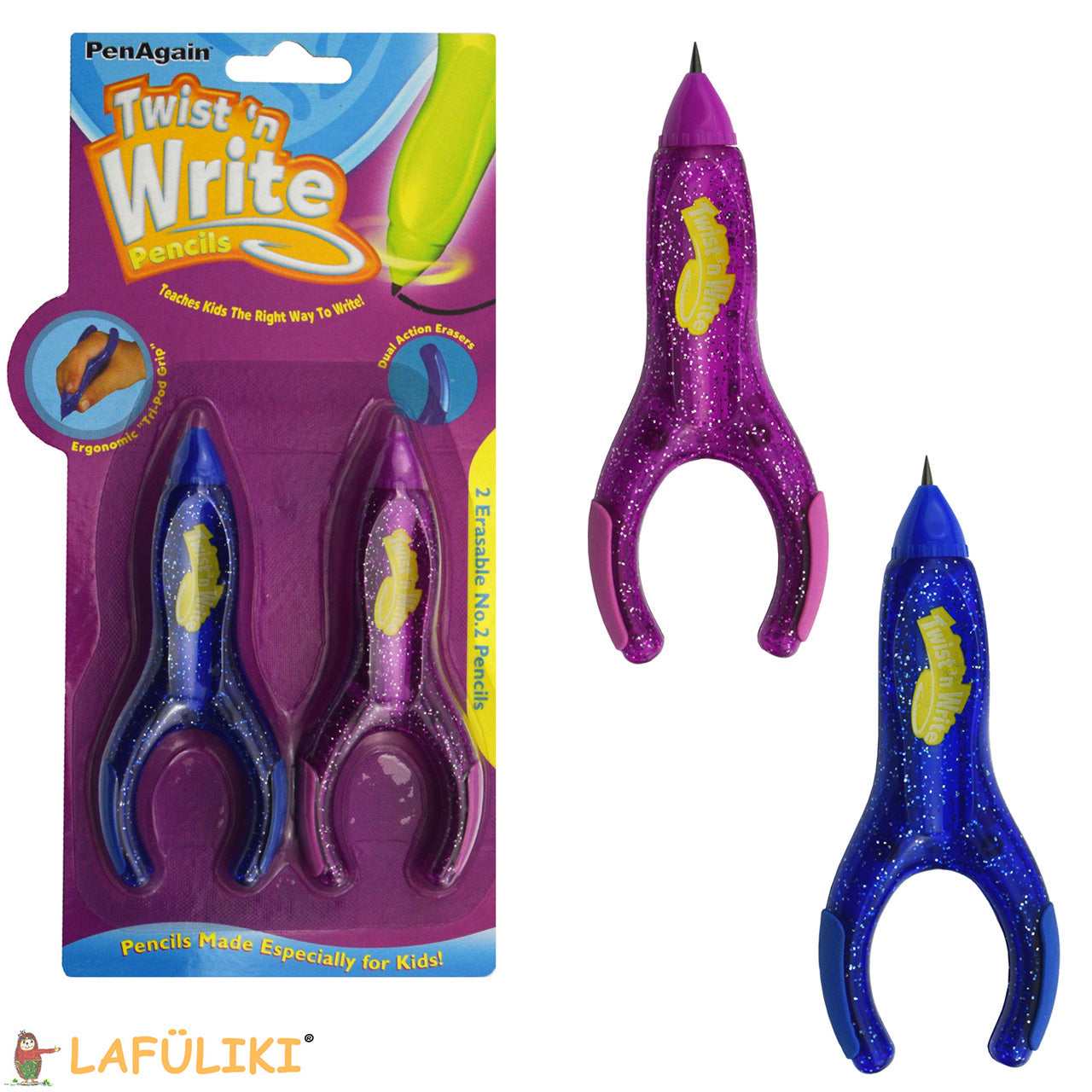PenAgain Bleistift für Kinder Doppelpack