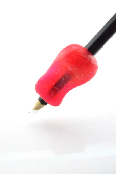 Pencil-Grip-Stabigrip-mini-glitzer-Stift-himbeer
