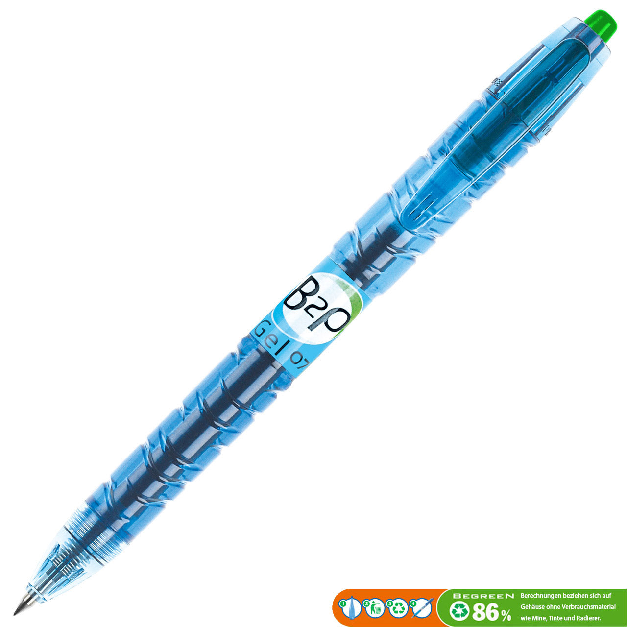 Pilot-B2P-Gel-Gelschreiber-Begreen-2719704-gruen-M-lafueliki