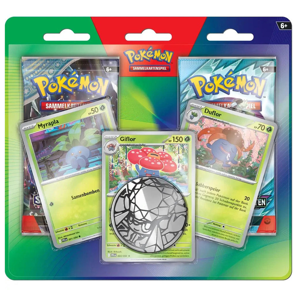 Pokémon 2er-Pack-Blister 2026 · Myrapla, Duflor & Giflor · Deutsch