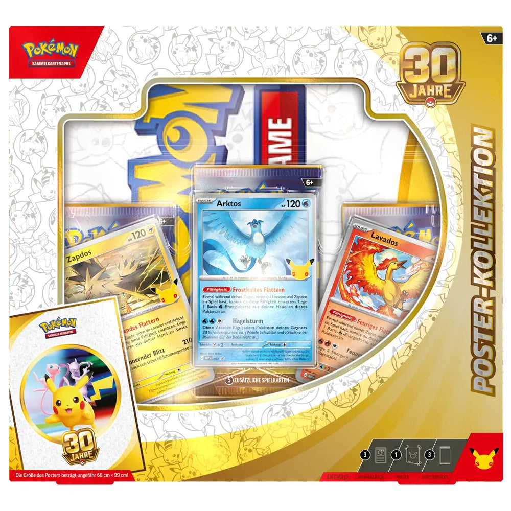 Pokémon 30 Jahre Poster-Kollektion · Deutsch