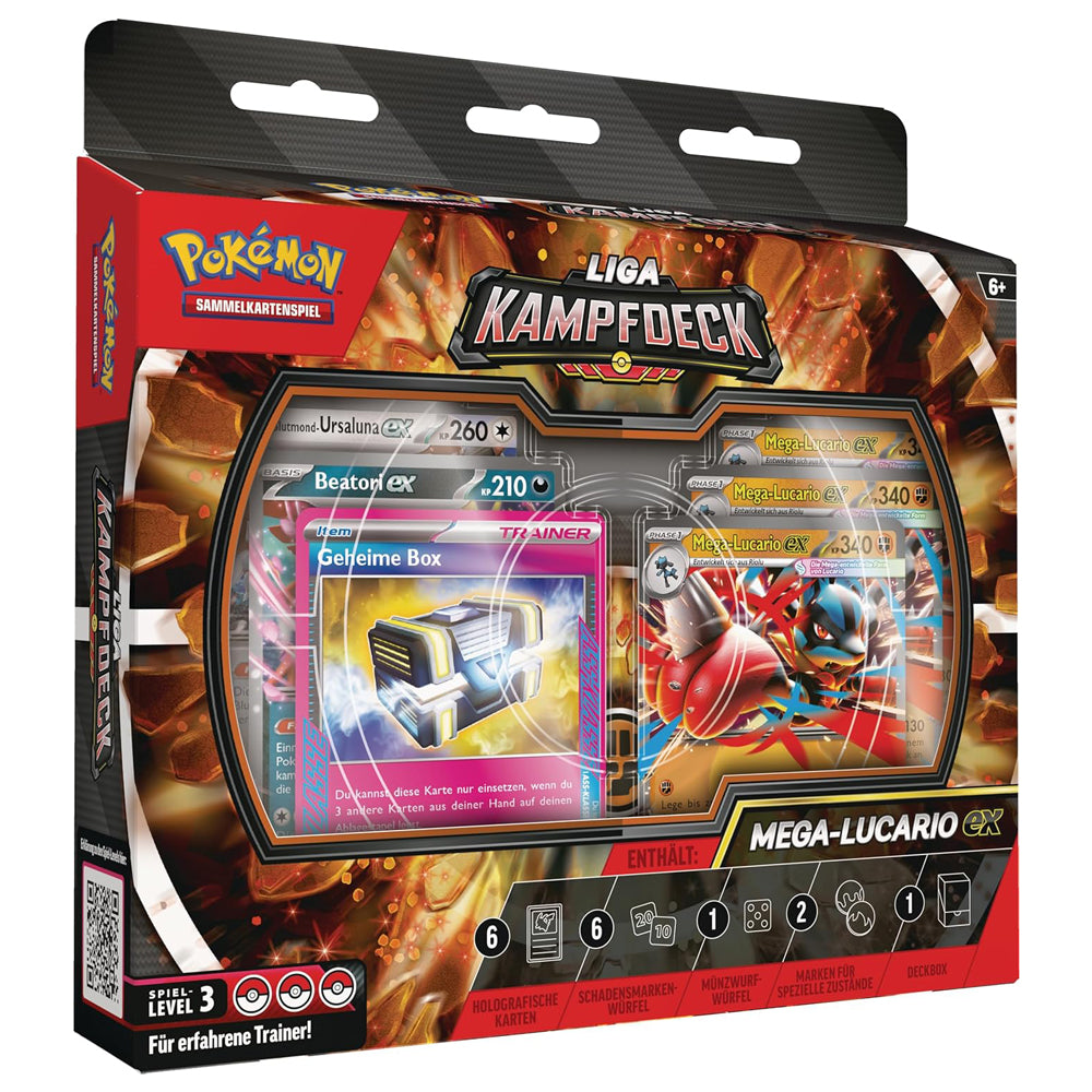 Pokémon Liga-Kampfdeck · Mega-Lucario-ex · Deutsch
