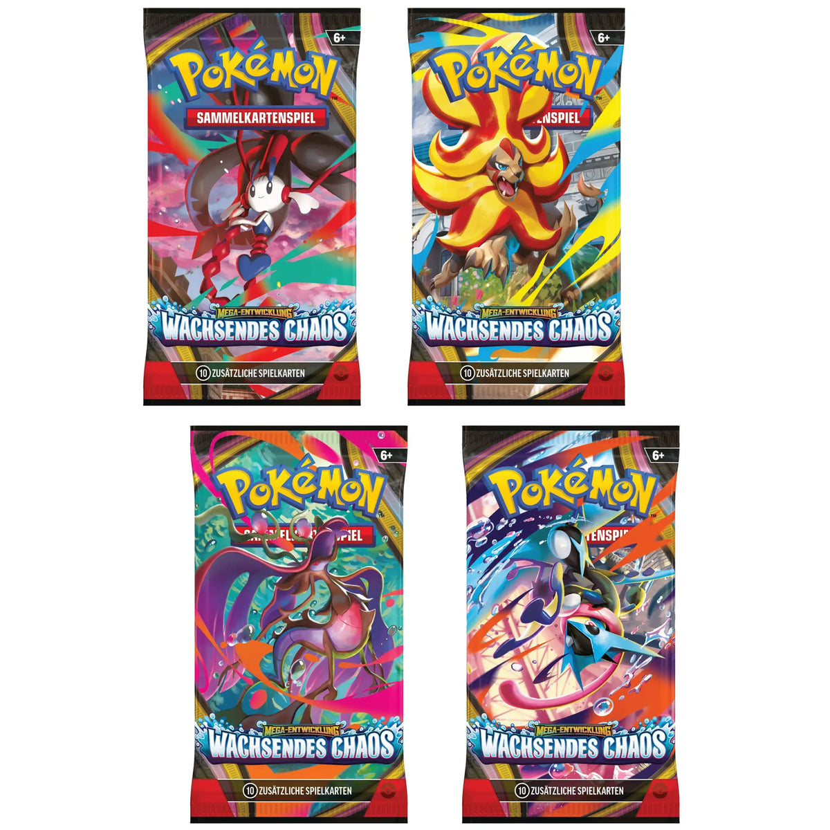Pokémon Wachsendes Chaos ·  Booster · Deutsch · Motiv zufällig