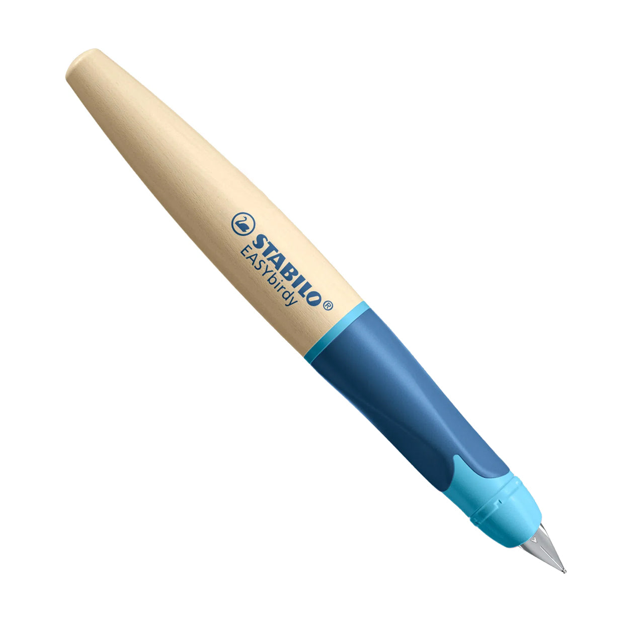 STABILO Schulfüller EASYbirdy Timber · Linkshänder · Anfängerfeder A