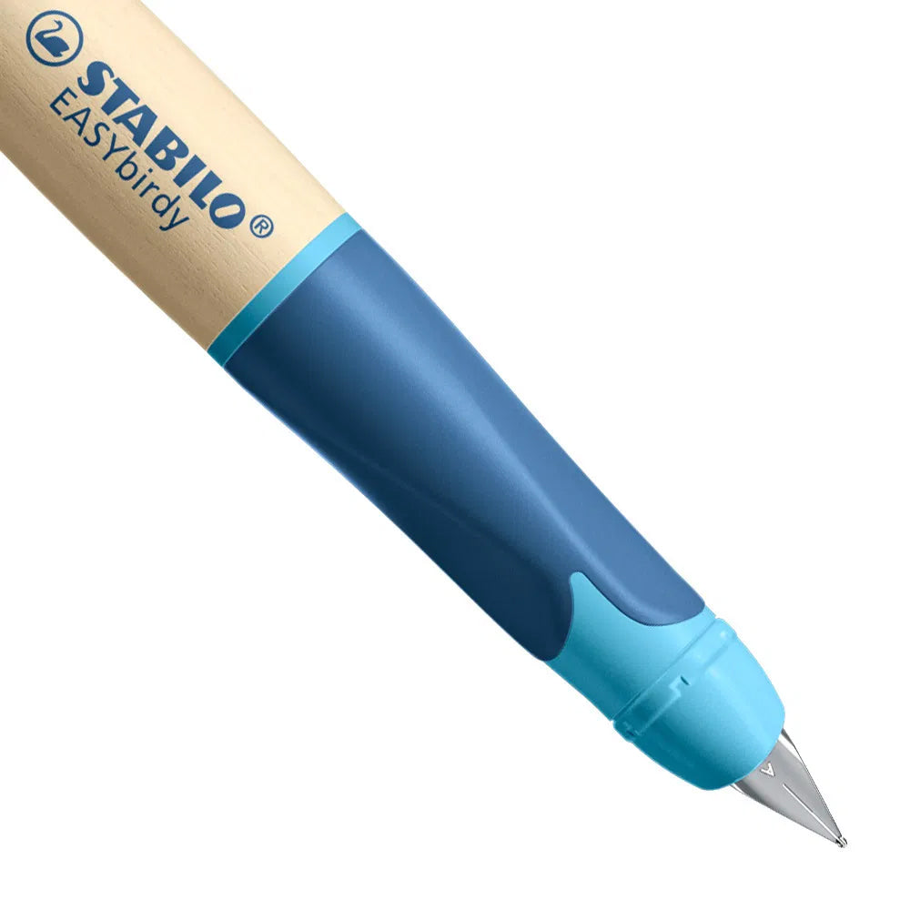 STABILO Schulfüller EASYbirdy Timber · Linkshänder · Anfängerfeder A