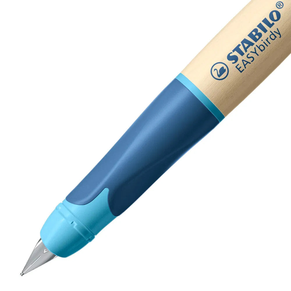 STABILO Schulfüller EASYbirdy Timber · Rechtshänder · Anfängerfeder A