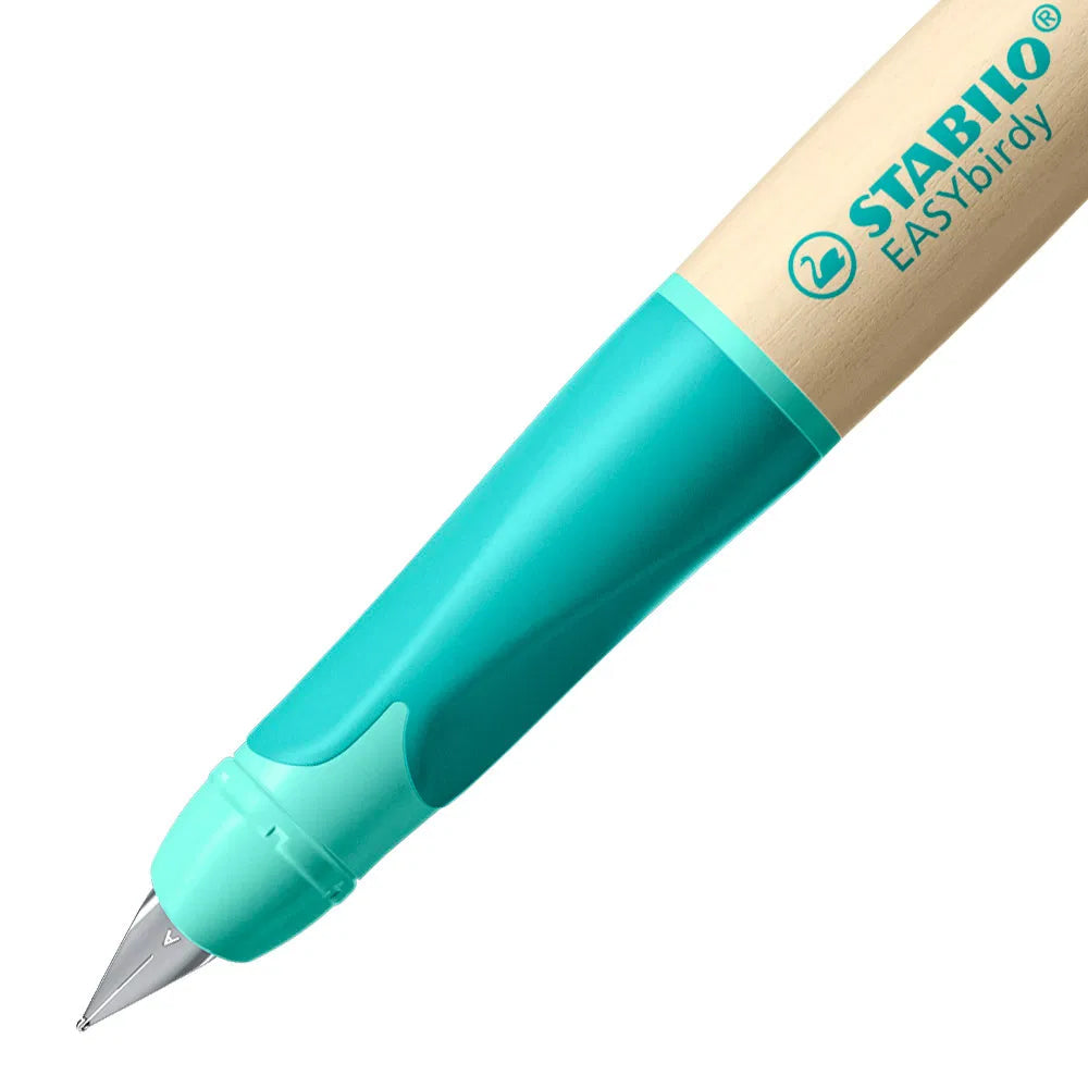 STABILO Schulfüller EASYbirdy Timber · Rechtshänder · Anfängerfeder A