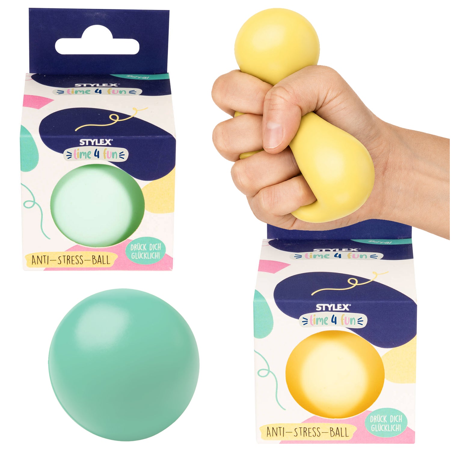 STYLEX Anti-Stress Ball · weich · 6 cm · time 4 fun