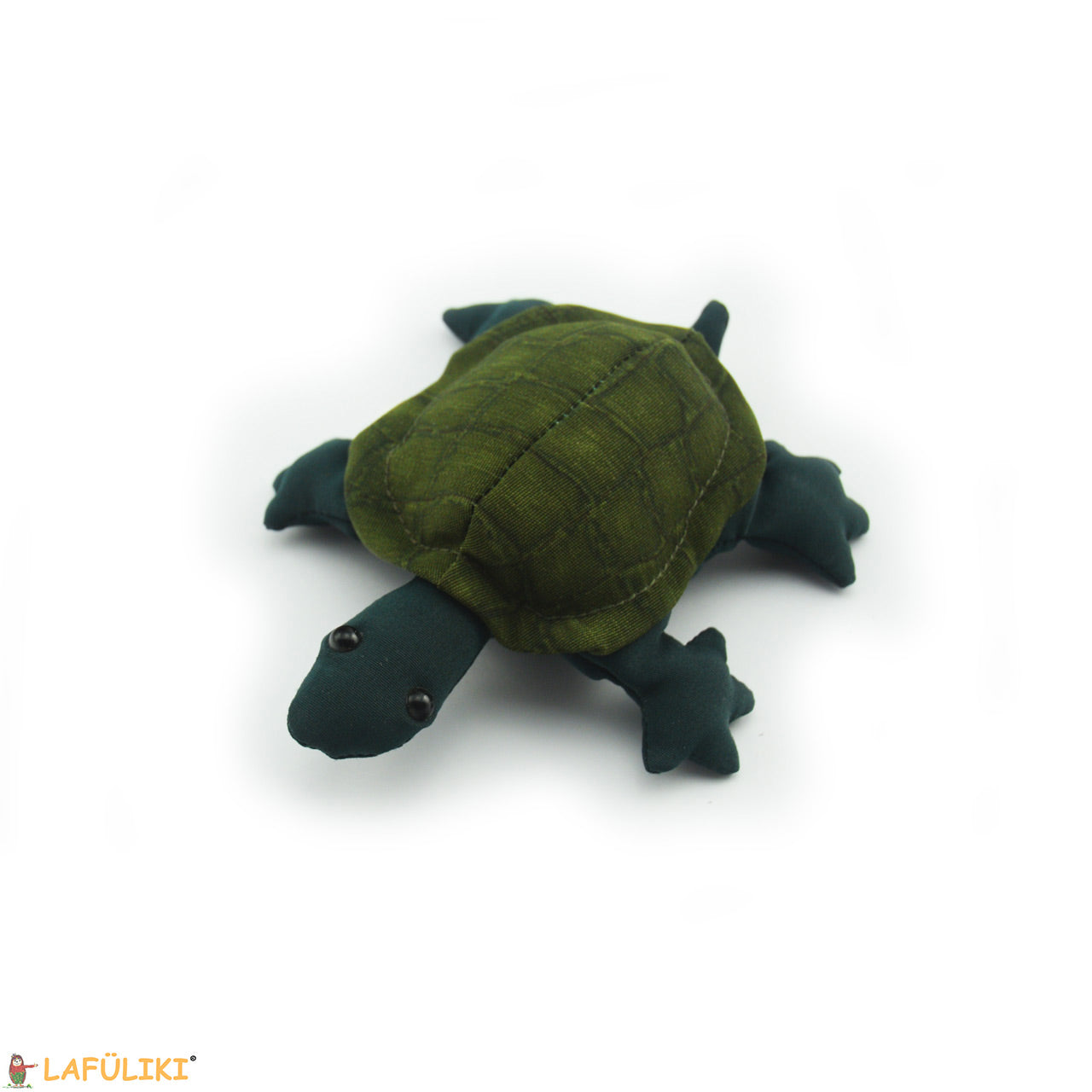 Sandtier-Schildkroete-jobasa-sattler-gruen-dunkelgruen-lafueliki
