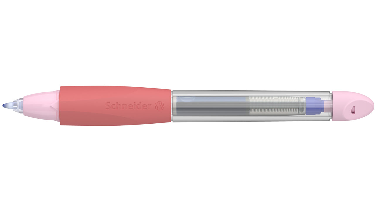 Schneider-Patronenroller-Base-Ball-Tintenroller-188338-lachs-rose-ohne-kappe-lafueliki
