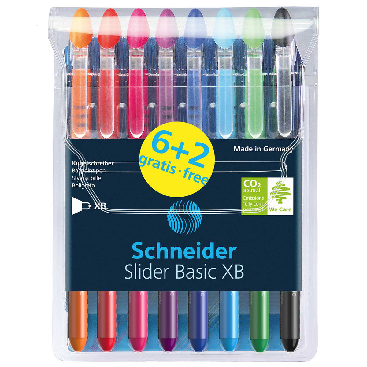 Schneider Slider Basic Kugelschreiber XB · 8er Set