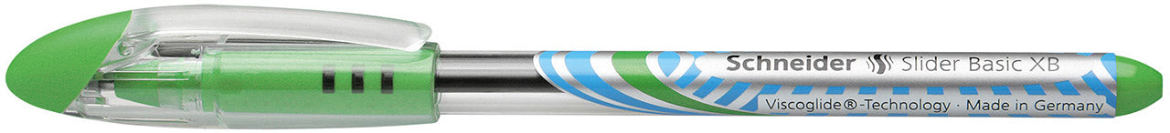 Schneider-Slider-kugelschreiber-XB-hellgruen