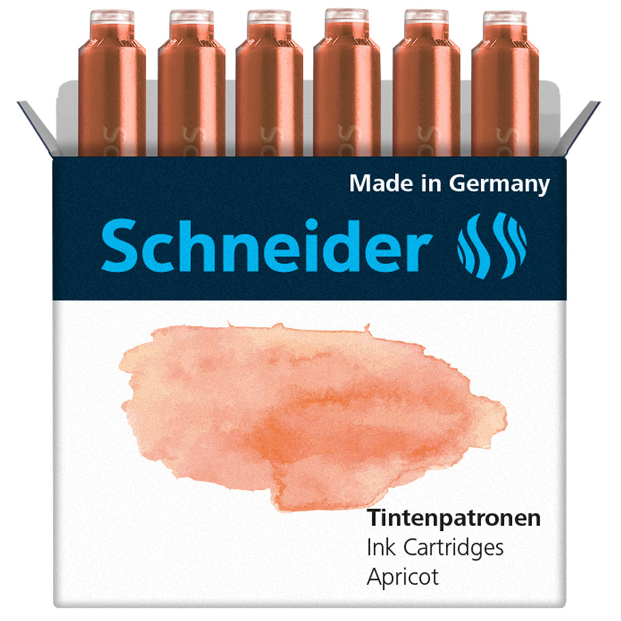Schneider-Tintenpatrone-pastell-apricot-hellrot-Standart-Packung-6-Stueck-166116-482211-lafueliki