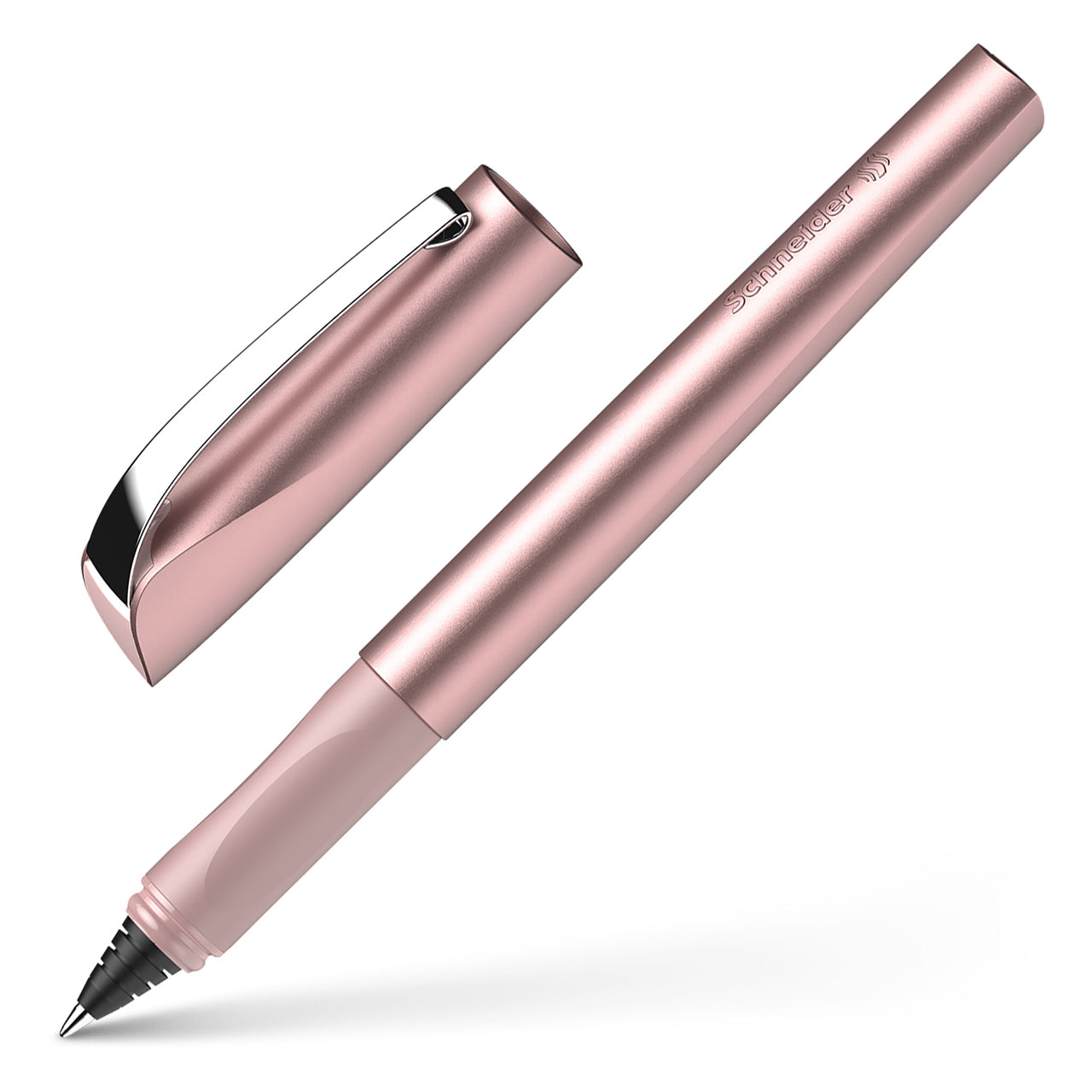 Schneider-Tintenroller-Ceod-Shiny-powder-pink-mit-metallspitz-nicht-radierbar-186209-lafueliki