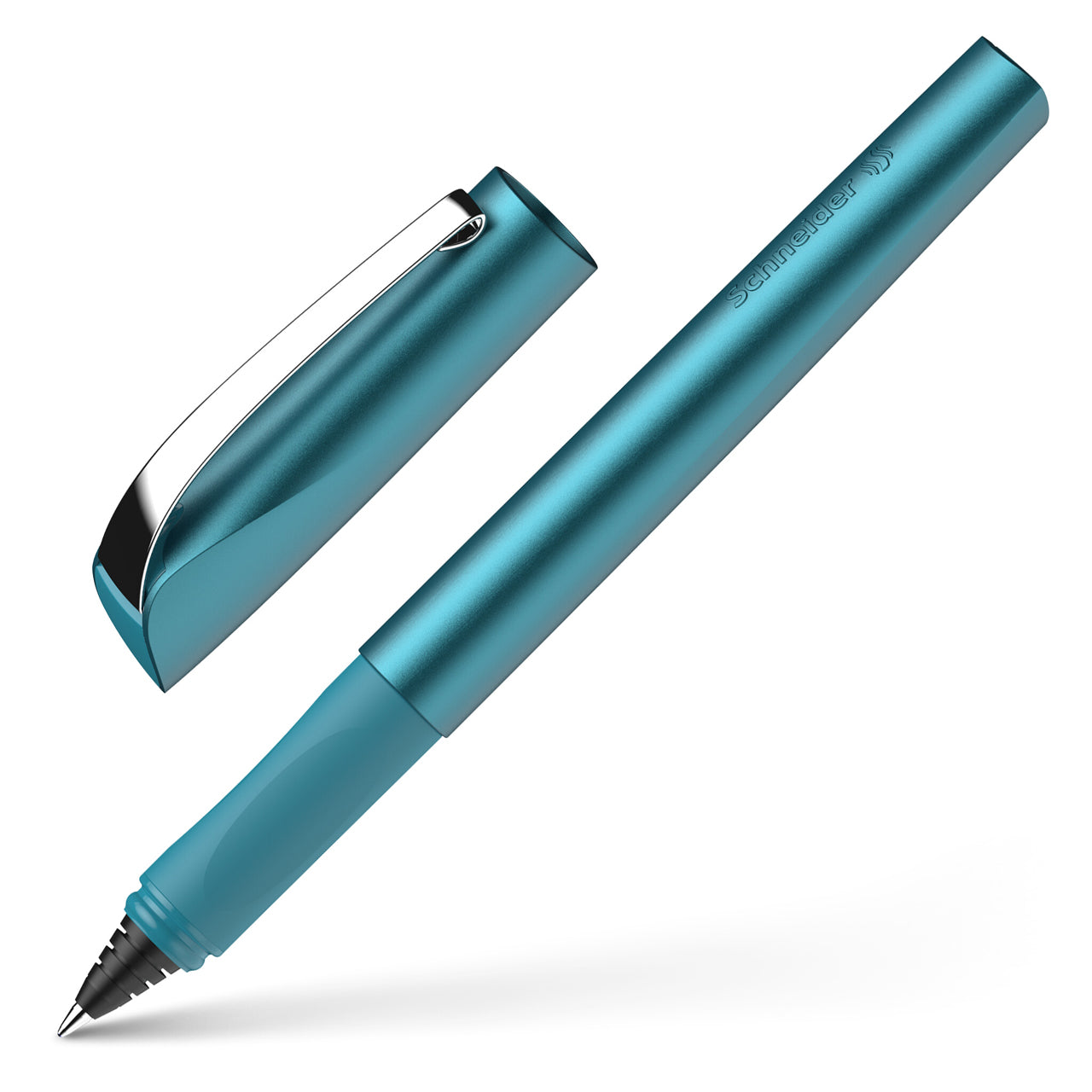 Schneider-Tintenroller-Ceod-Shiny-teal-tuerkis-mit-metallspitz-nicht-radierbar-186257-lafueliki