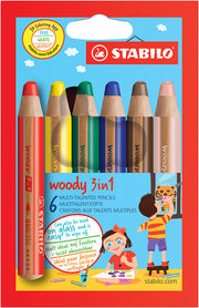 Stabilo-Woddy-3-in-1-6er-Set