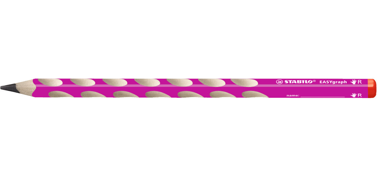 Stabilo-easy-graph-Bleistift-Rechtshaender-pink