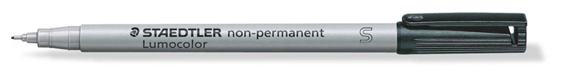 Staedtler-Lumocolor-non-permanent-Folienstift-schwarz-s-offen