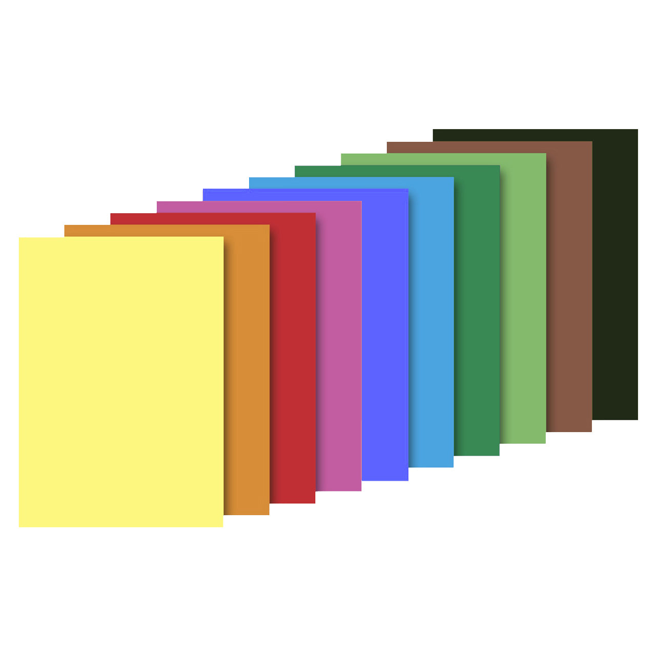 Staufen Fotokarton A4 · Block · 10 Farben · 300 g/m²