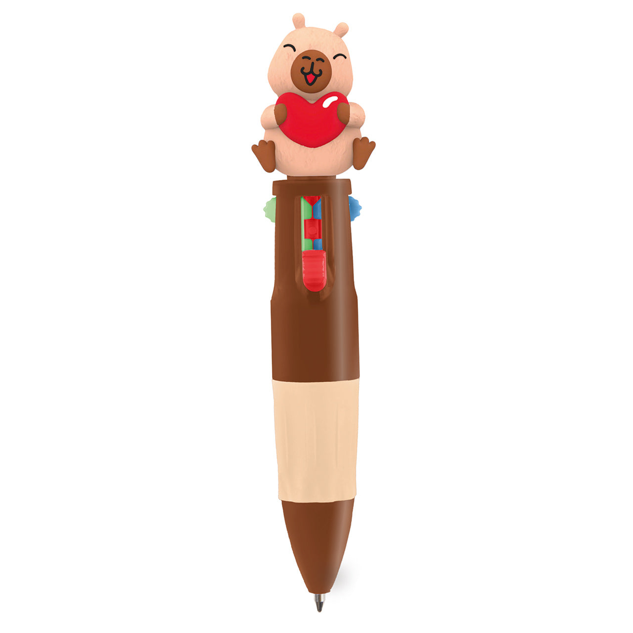Trendhaus-Capybara-happy-life-Mehrfarbkuli-Toppe-herz-lafueliki