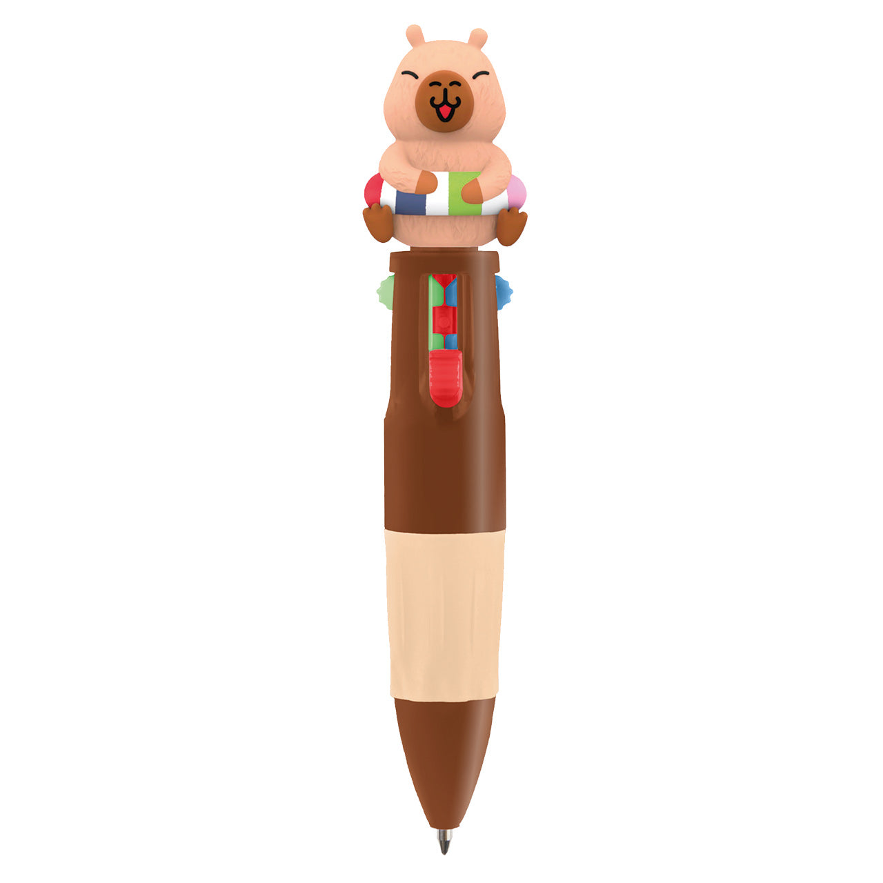 Trendhaus-Capybara-happy-life-Mehrfarbkuli-Toppe-schwimmring-lafueliki