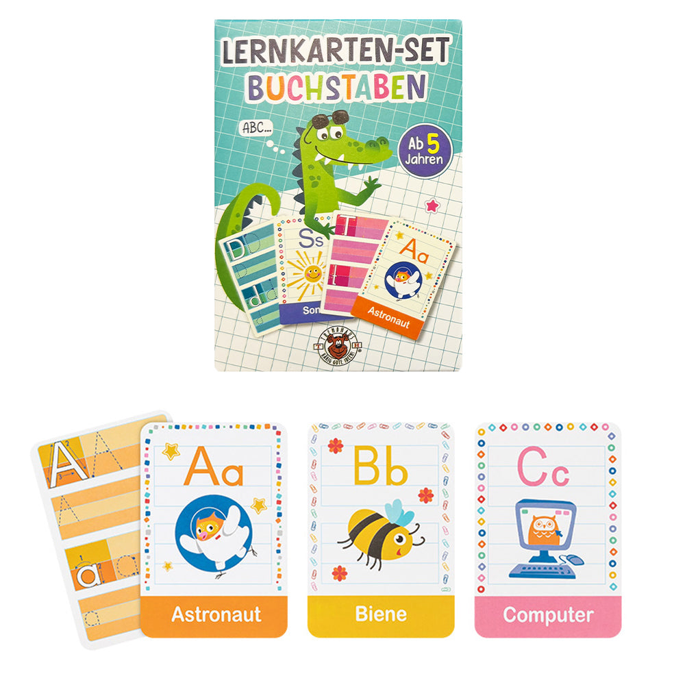 Trendhaus Lernkarten-Set · 30-teilig · Lesen · Buchstaben
