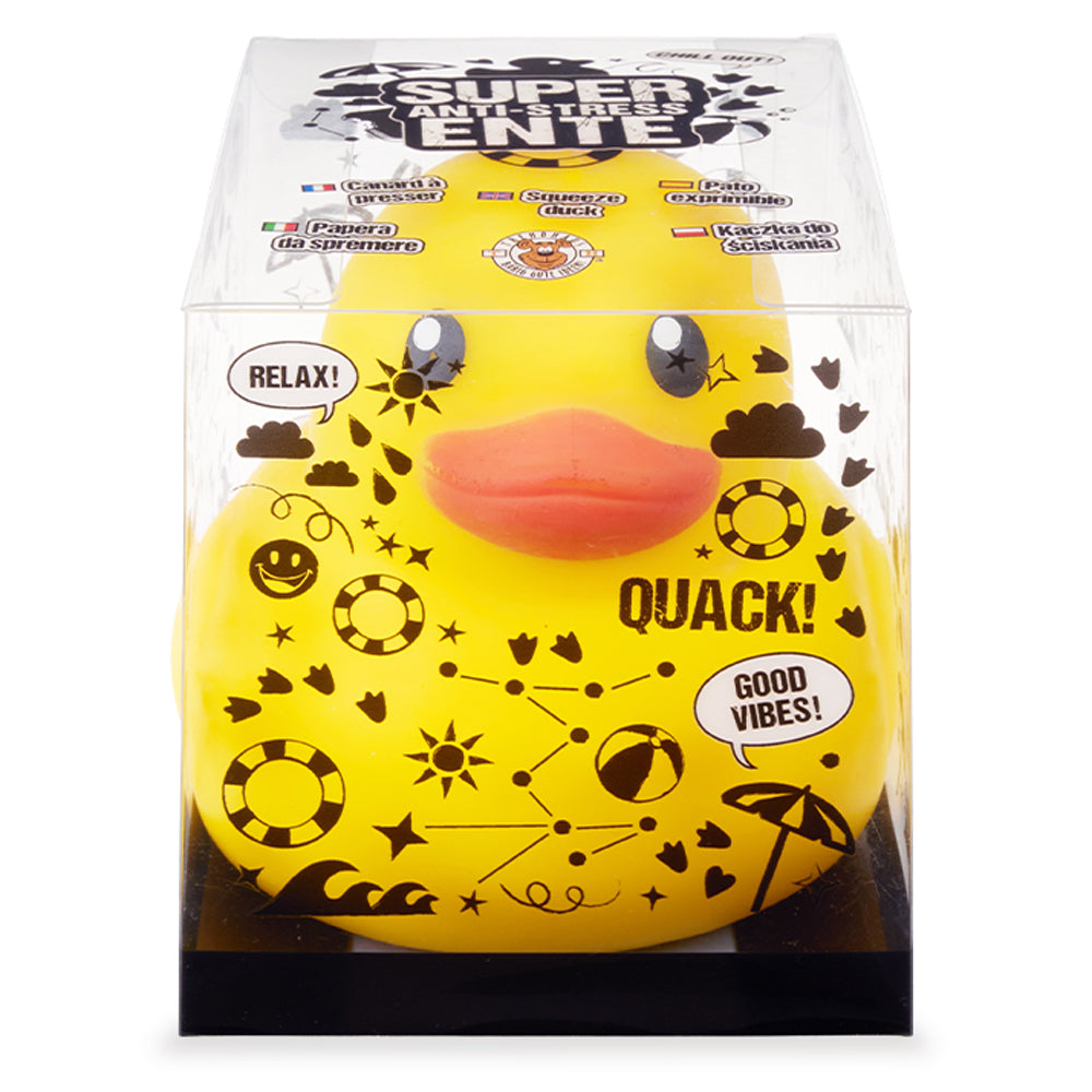 Trendhaus XXL Anti-Stress Badeente · 19 cm · Squishy