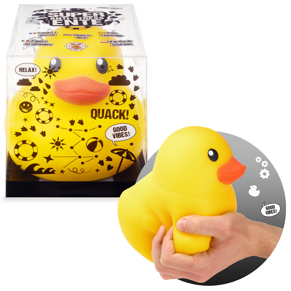 Trendhaus XXL Anti-Stress Badeente · 19 cm · Squishy