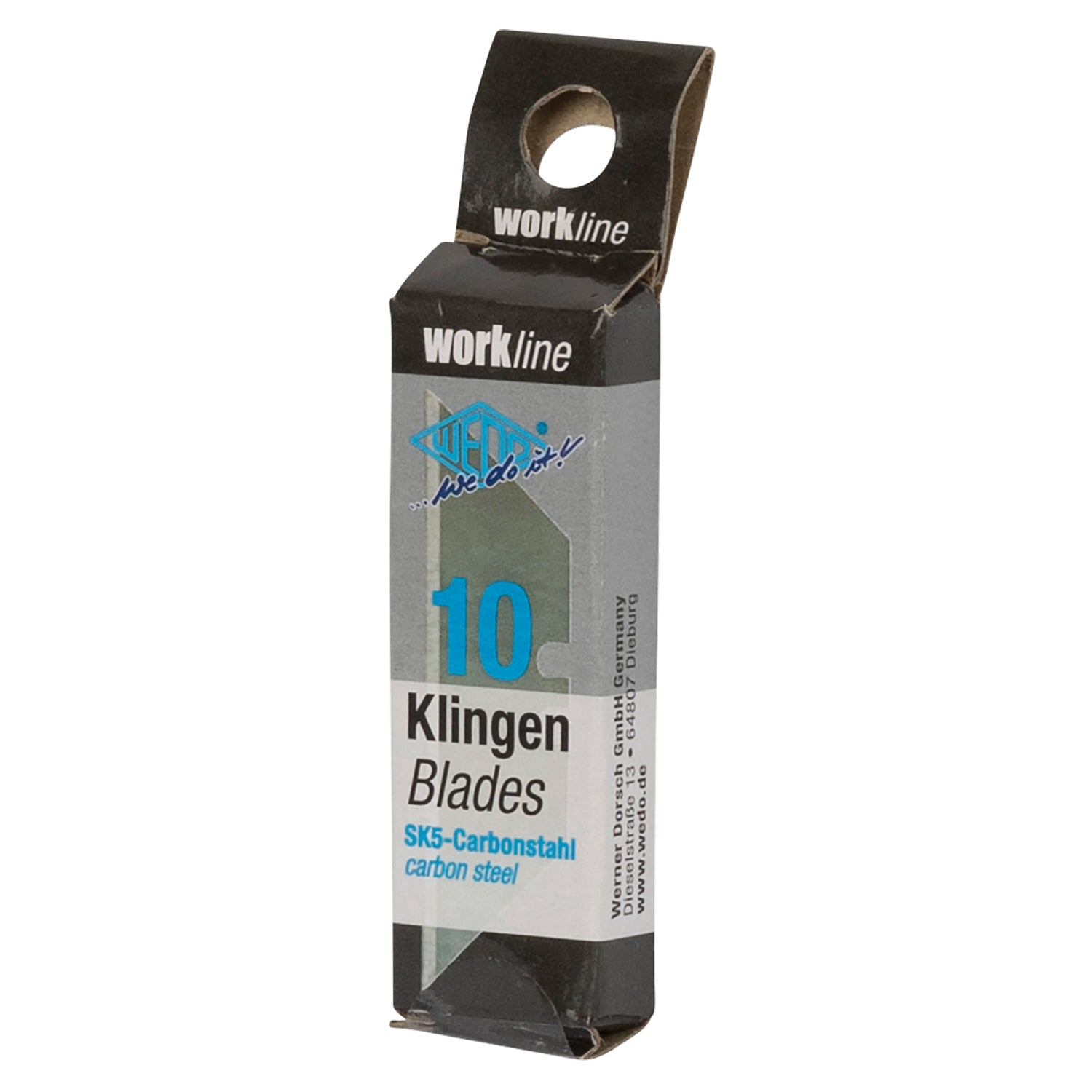 WEDO Cutter-Ersatzklingen · Trapez · silber · 7881 · 10er Box · 61×19 mm