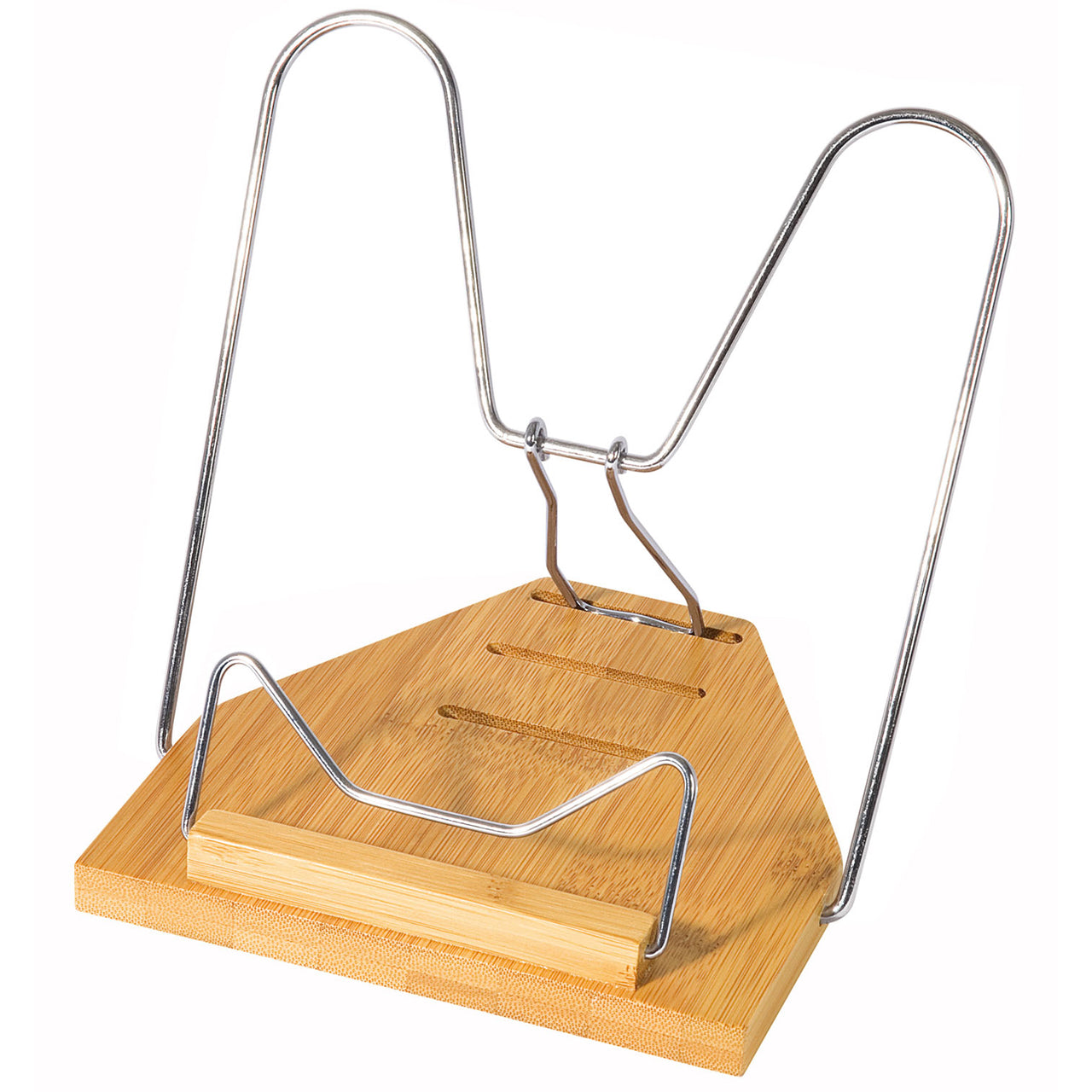 Buchstütze Halter aus Bambus