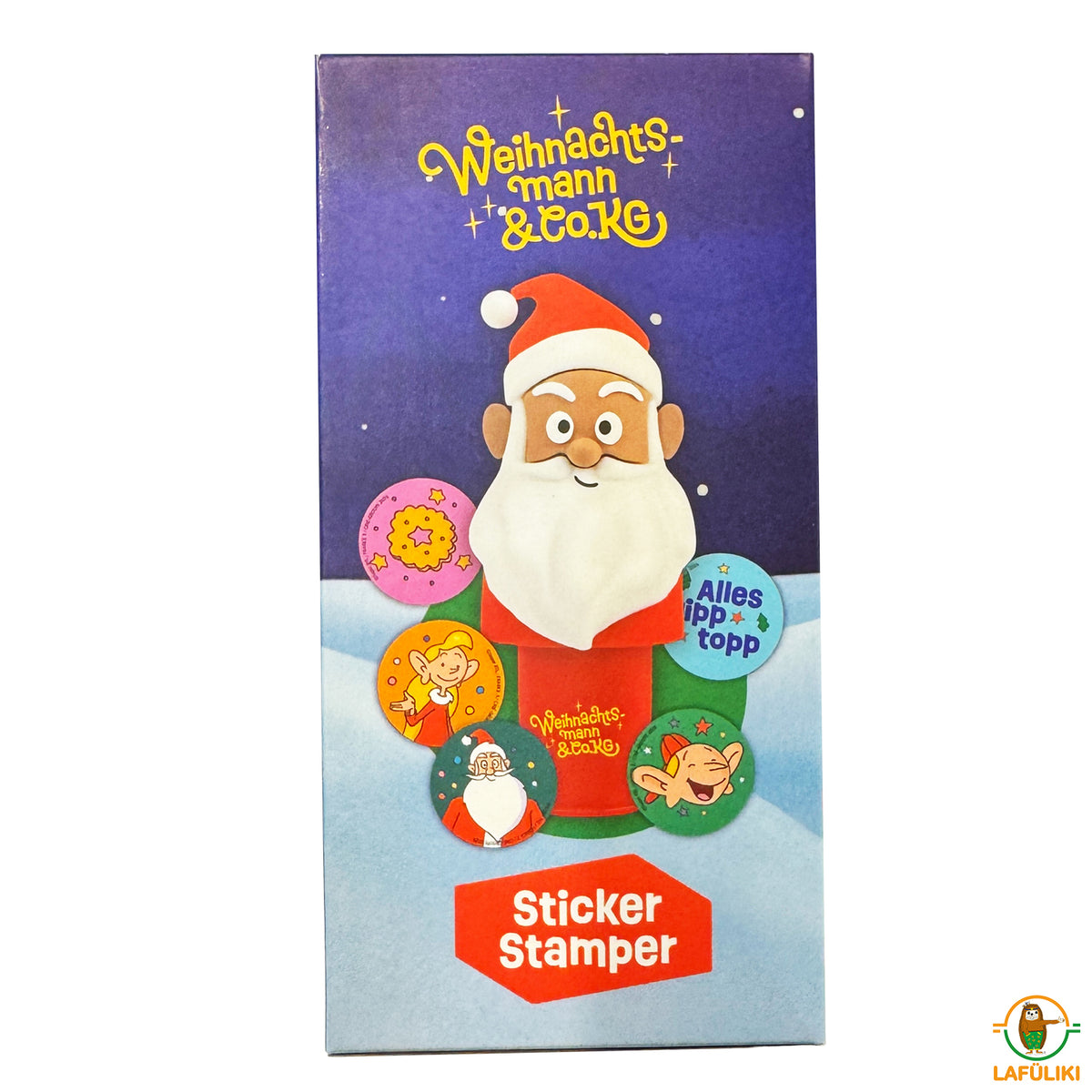 Weihnachtsmann & Co. KG Aufkleber-Stamper · 150 Weihnachtssticker